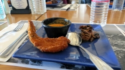 Delicious dishes served at Steve's Steakhouse during the food tour
